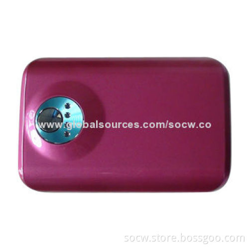 Portable power bank for iPhone with 8,800mAh capacity, dual USB